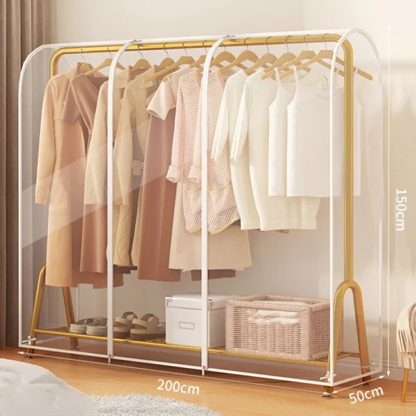 Portant vêtement housse protectrice transparente Grand Format XXL – Image 8