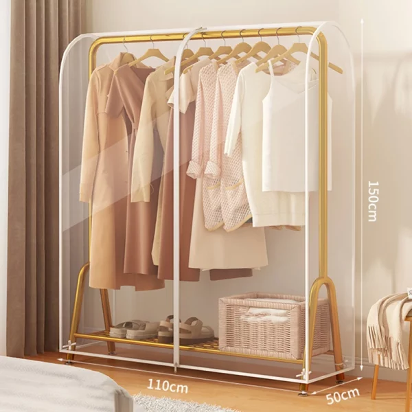 Portant vêtement housse protectrice transparente Grand Format XXL – Image 10