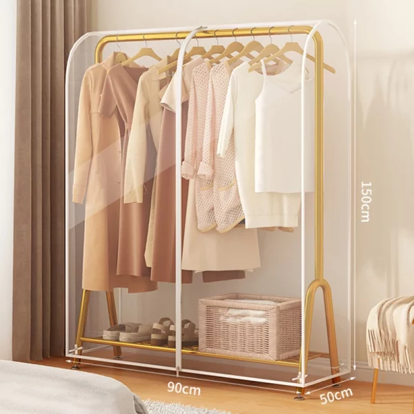 Portant vêtement housse protectrice transparente Grand Format XXL – Image 14