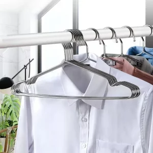 Cintre en acier inoxydable pour vêtements lot 20 pièces