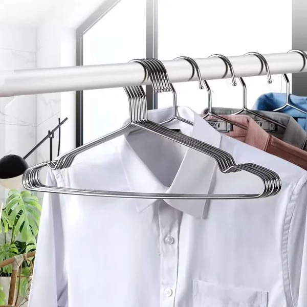 Cintre en acier inoxydable pour vêtements lot 20 pièces