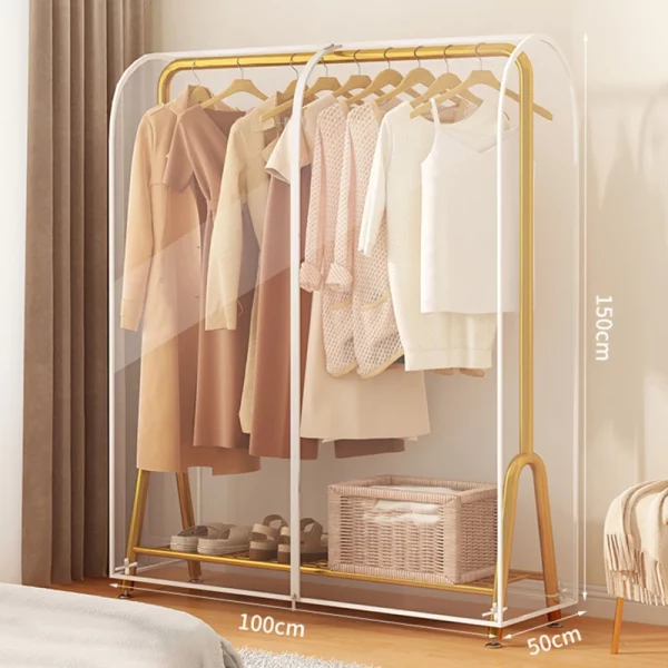 Portant vêtement housse protectrice transparente Grand Format XXL – Image 11