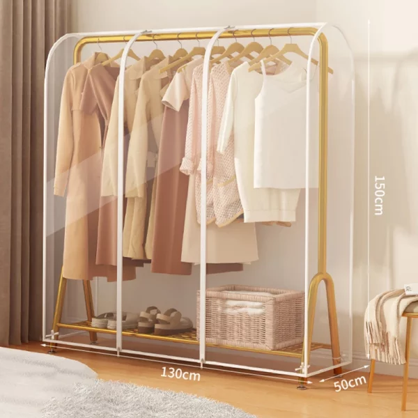 Portant vêtement housse protectrice transparente Grand Format XXL – Image 12