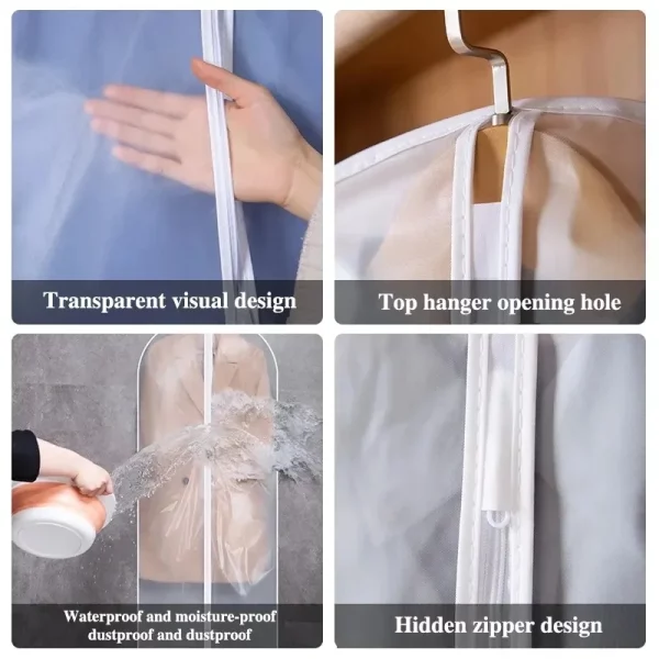 Portant vêtement housse protectrice spécial costume – Image 4
