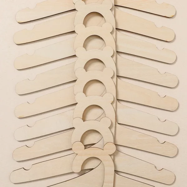 Ceintre en bois pour bébé avec motif animal – Image 9