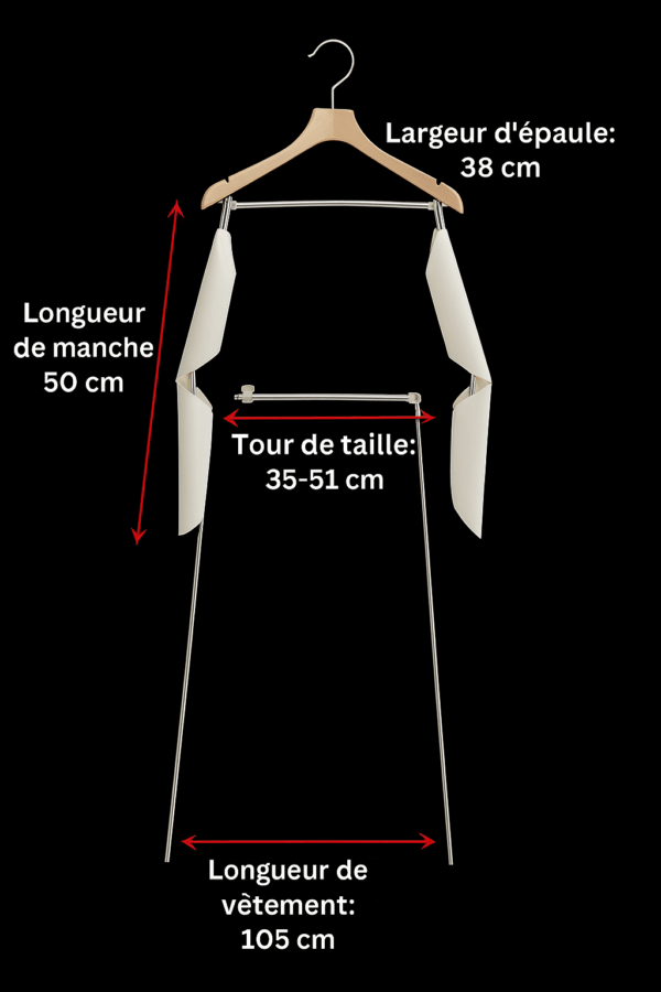 Cintre présentoir femme réglable – Image 4