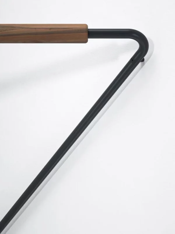 Portant vêtement d’angle mural – design minimaliste – Image 11