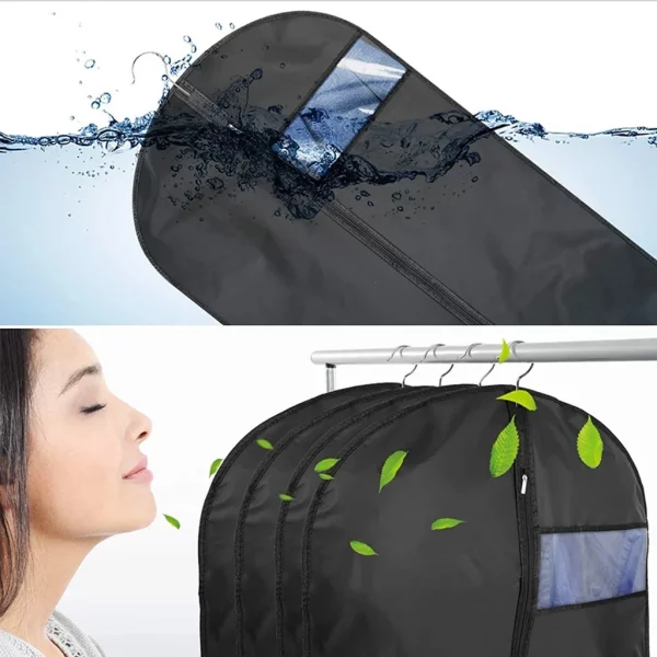 Housse costume noire respirante avec fenêtre – Image 3