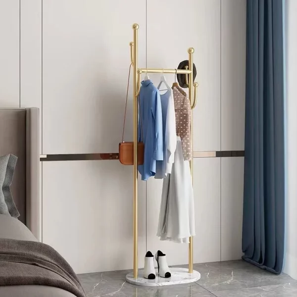 Portant vêtement chambre design épuré et luxueux – Image 7