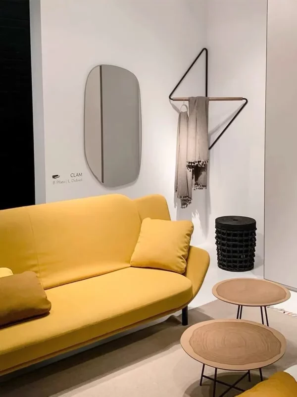 Portant vêtement d’angle mural – design minimaliste – Image 9