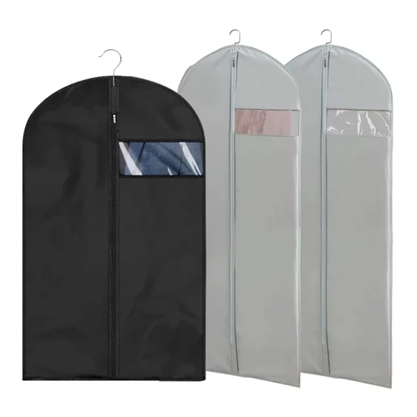 Housse costume noire respirante avec fenêtre – Image 4