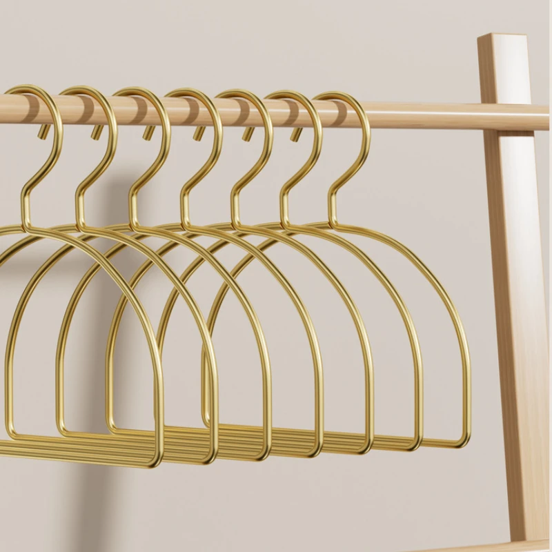 Cintre à écharpe doré demi-lune – lot de 5