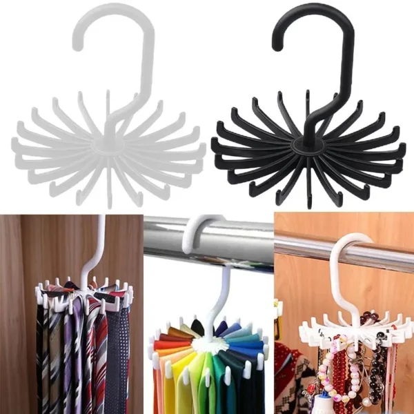 Cintre rotatif pour cravates et accessoires