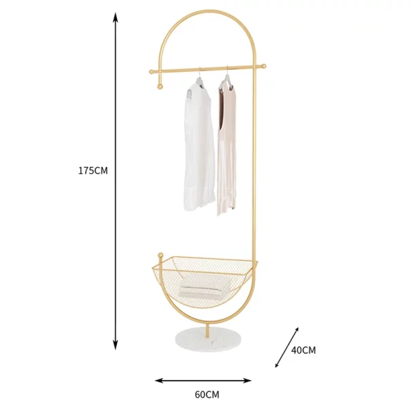 Portant vêtement design luxe italien