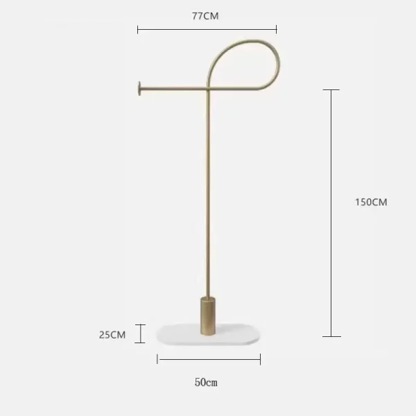 Portant vêtement design élégant pour chambre ou boutique – Image 4
