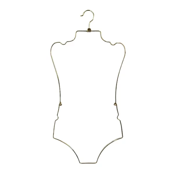 Cintre à lingerie pliable en métal – forme corps silhouette – Image 4