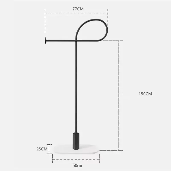 Portant vêtement design élégant pour chambre ou boutique – Image 5