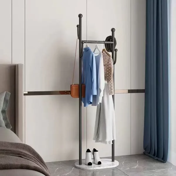 Portant vêtement chambre design épuré et luxueux – Image 8