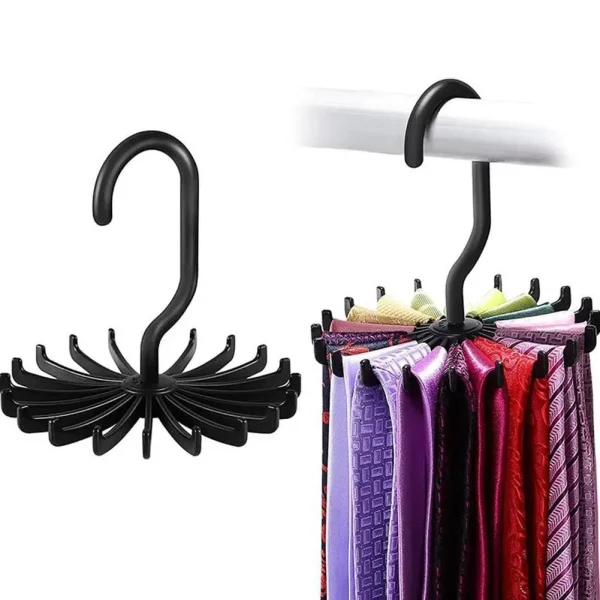 Cintre rotatif pour cravates et accessoires – Image 4