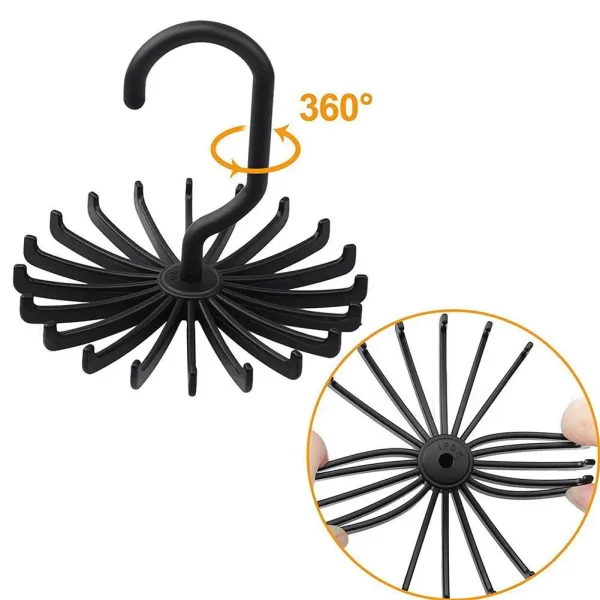 Cintre rotatif pour cravates et accessoires – Image 13