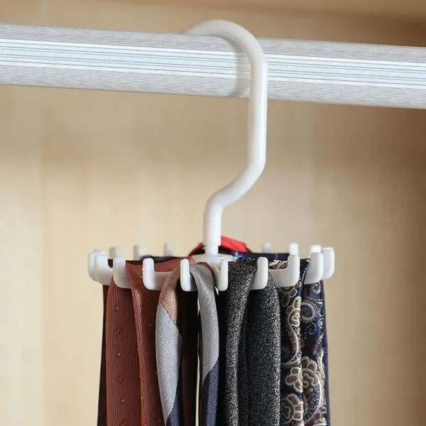 Cintre rotatif pour cravates et accessoires – Image 10