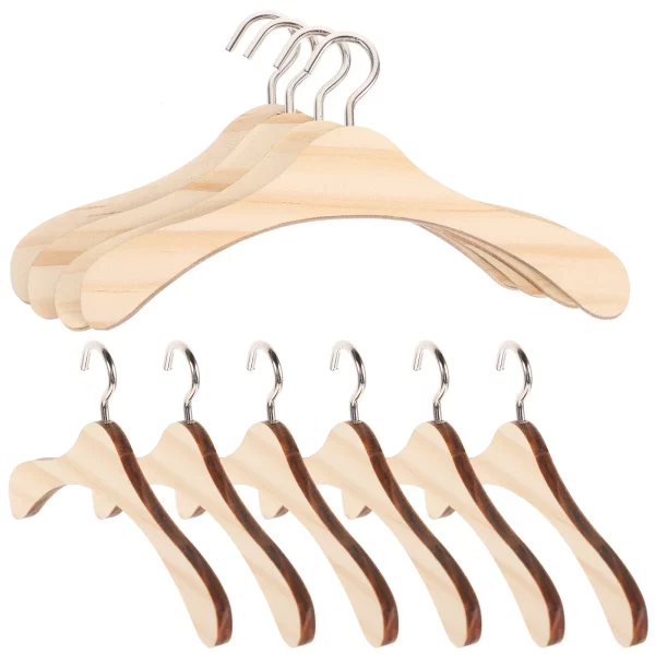 Mini cintres en bois pour enfants – lot de 10 – Image 4