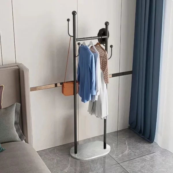 Portant vêtement chambre design épuré et luxueux – Image 5